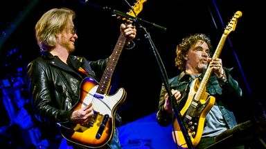 Hall (L) says him and Oates stay out of each other's way. Pic: Stuart Berg